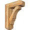Ekena Millwork Balboa Craftsman Rough Sawn Bracket w/ Offset Brace, Western Red Cedar, 6"W x 18"D x 22"H BKT0604X18X22BOA04RWR - alternate 1